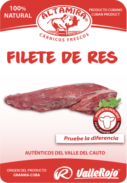Filete Res  paquete 0,8 - 1 Kg            