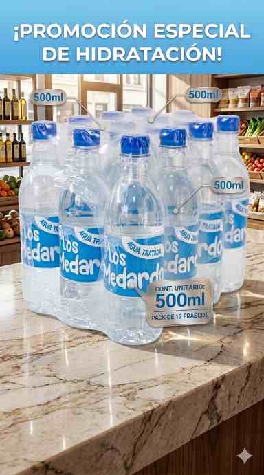 Agua tratada "Los Medardos " (500ml)