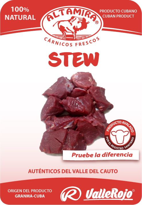 Stew de Res paquete de 0.8 - 1 Kg